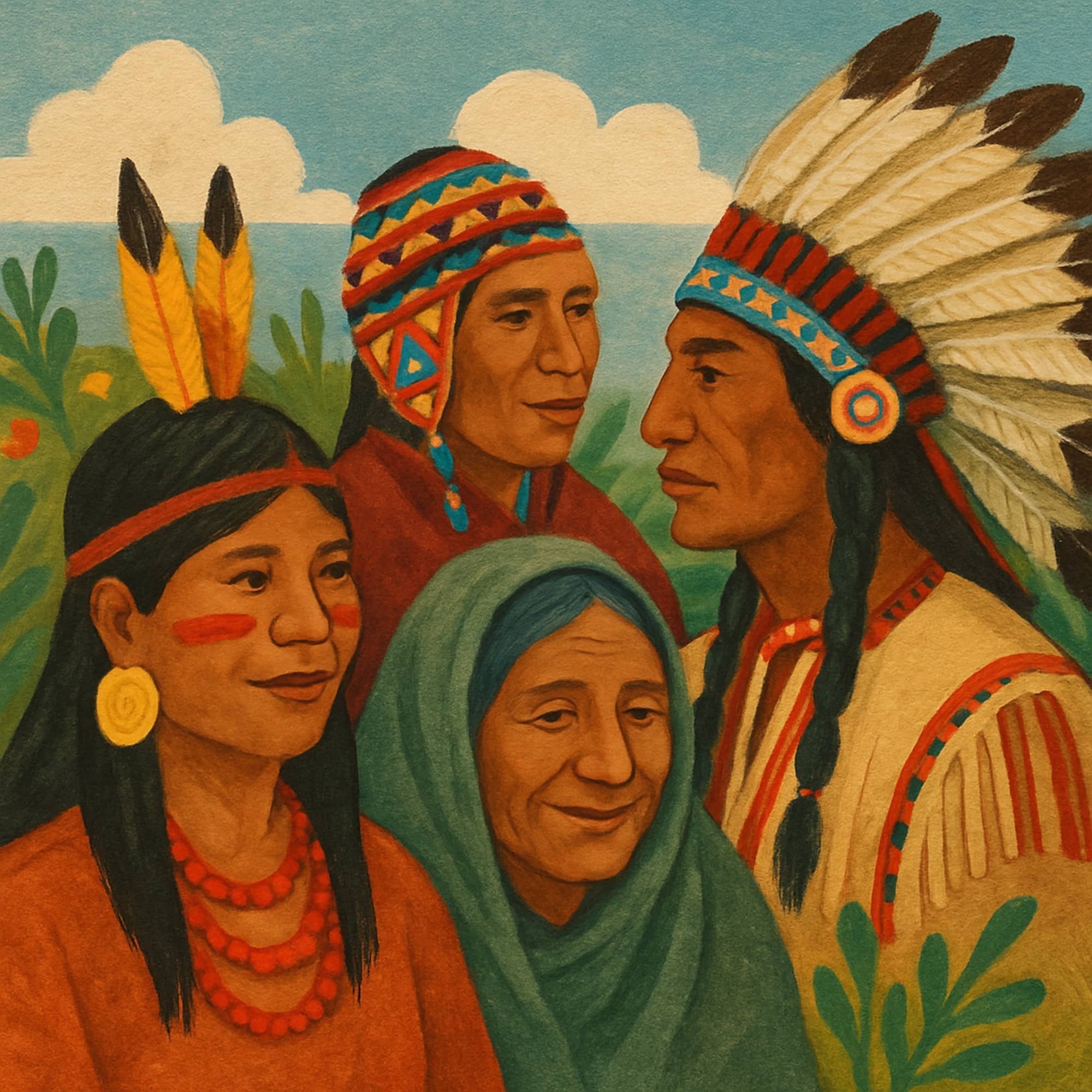 Internationaler Tag der indigenen Bevölkerungen der Welt 1 Firefly GPT Internationaler Tag der indigenen Bevoelkerungen der Welt ohne Text 226361