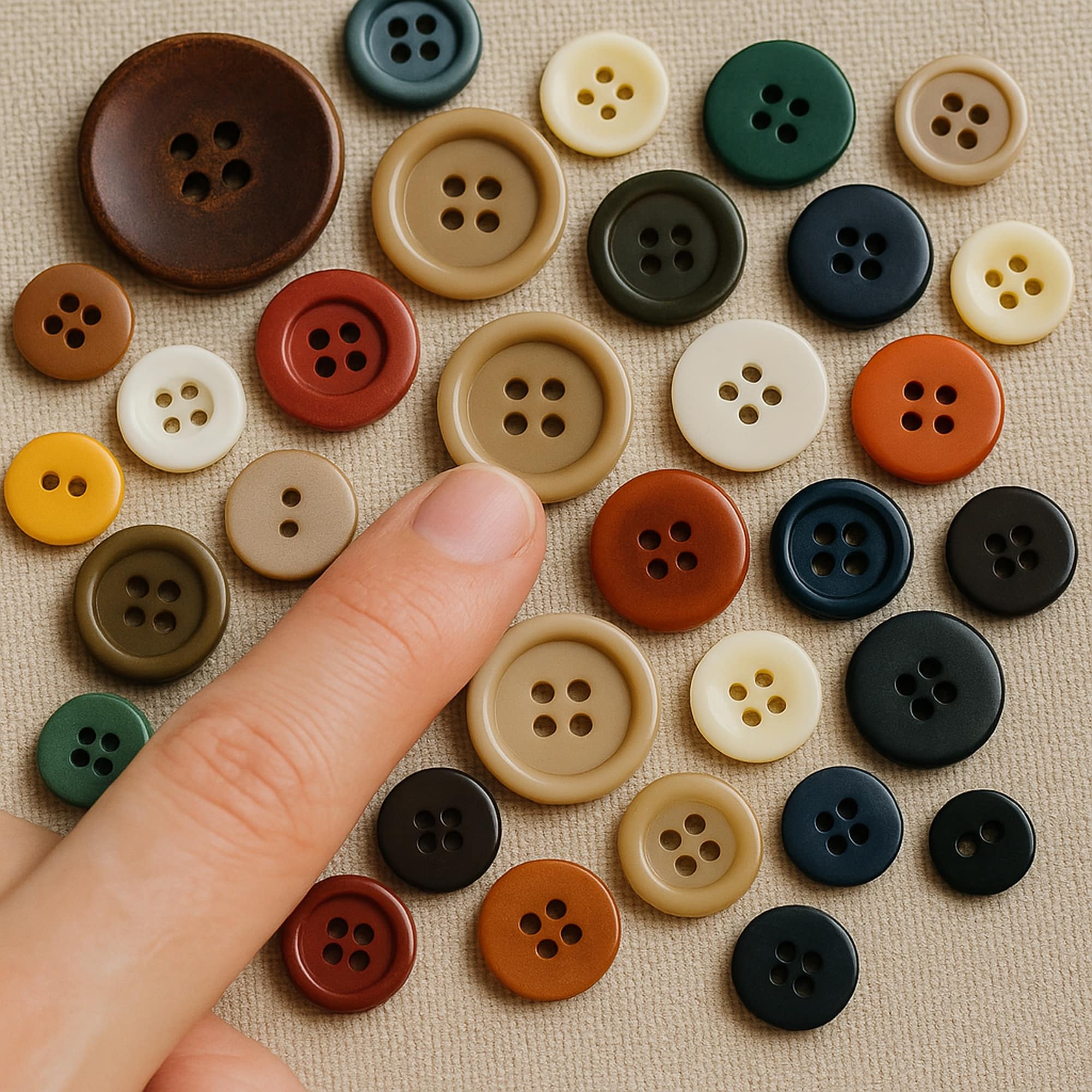 Zähl-Deine-Knöpfe-Tag