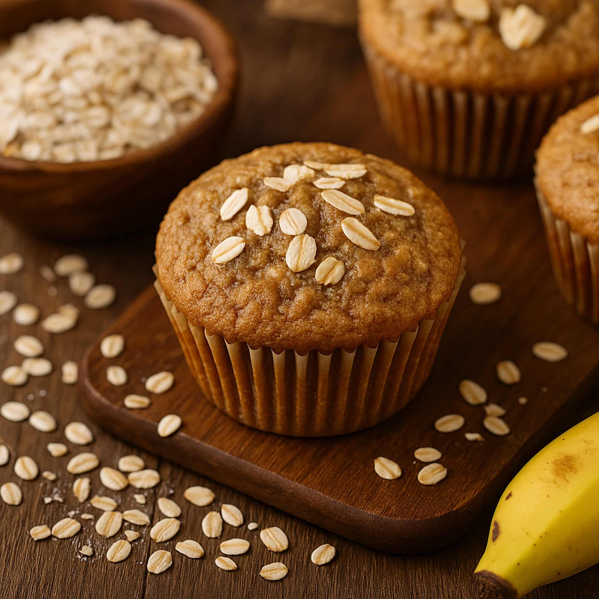 Tag der Haferflocken-Muffins