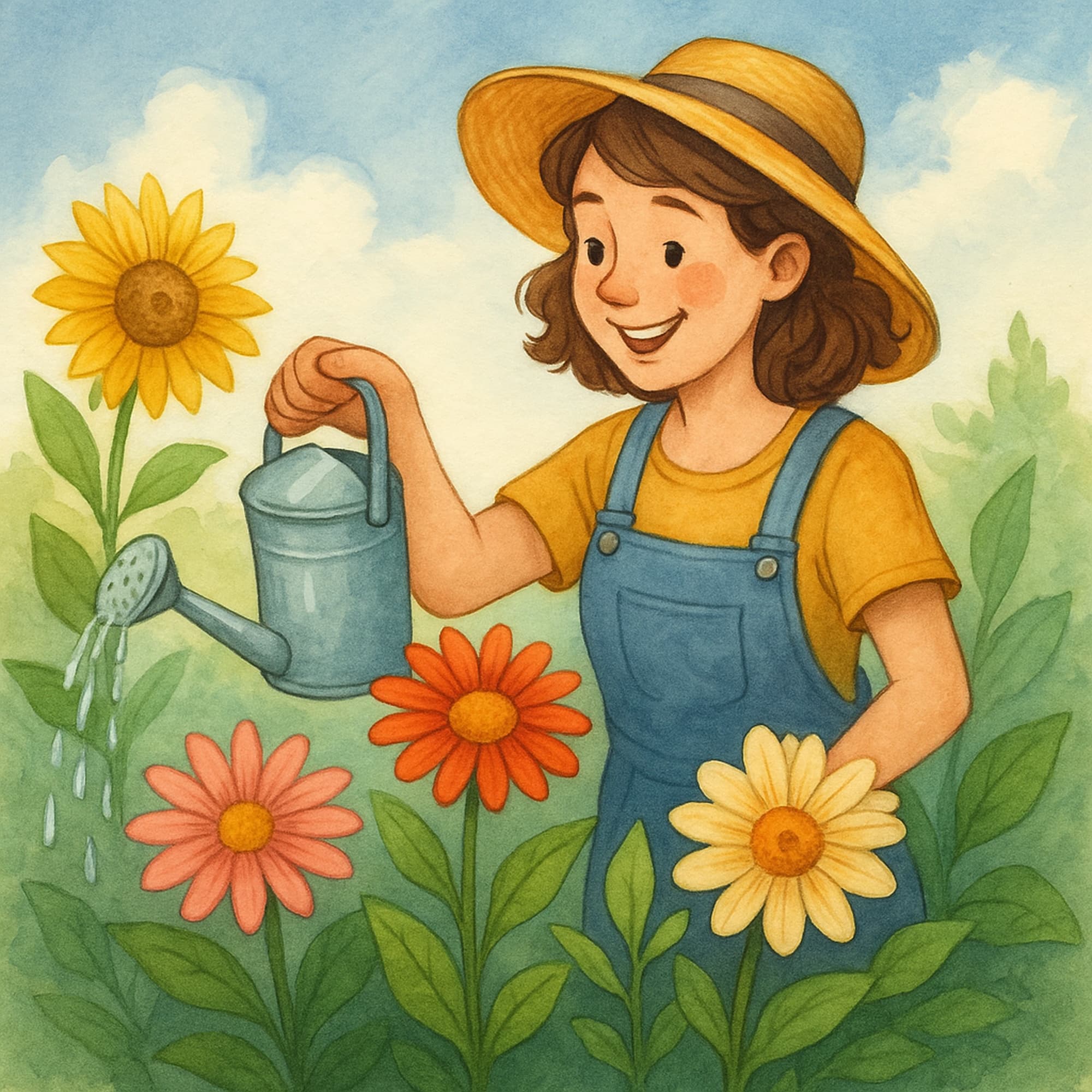 Gieß-eine-Blume-Tag